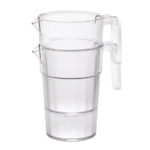 Cambro Camwear stapelbarer Polycarbonat Krug 1 Liter