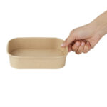 Fiesta wiederverwendbare quadratische Behälterbasen 750ml (300 Stück) – Bild 4