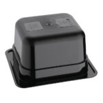 Vogue GN-Behälter GN1/6 schwarz 100mm – Bild 5
