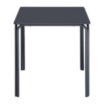 Bolero Adeline Stahl quadratischer Tisch 700mm Schieferblau – Bild 2