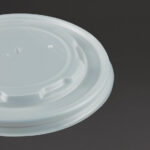 Vegware kompostierbare flache Deckel für Suppen- und Universalbecher 35cl/45,4cl (500 Stück) – Bild 4