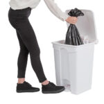 Jantex Küchenpedaleimer weiß 45L – Bild 6
