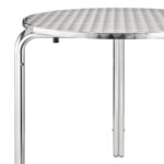 Bolero runder Bistrotisch Edelstahl 3 Beine 70cm – Bild 4