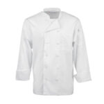 Chef Works Calgary Langarm Cool Vent Unisex Chefs Jacke Weiß L – Bild 9