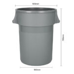 Jantex Hochleistungs-Rundbehälter 160Ltr – Bild 6