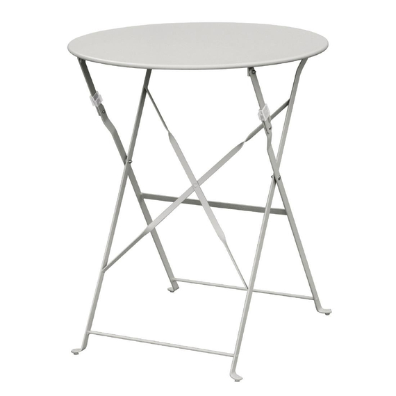 download_khzm-or.jpg Bolero runder klappbarer Terrassentisch Stahl grau 60cm – Bild 1