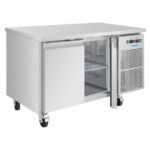 Polar U-Series Doppeltüriger Untertheken-Kühl-/Gefrierschrank 124Ltr – Bild 4