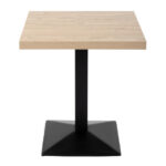 Bolero quadratsche Tischplatte Antik naturell 70cm – Bild 6