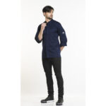 Chaud Devant Salerno Herren Kochjacke blau Größe L – Bild 2