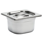 Gastro M Edelstahl GN-Behälter 10cm GN1/6 – Bild 2