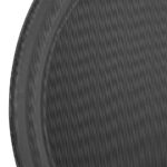 Olympia Kristallon Fiberglas Runde Rutschfeste Tablett Schwarz 406mm – Bild 3