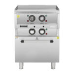 Buffalo 600 Serie freistehende elektrische Grillplatte mit Umluftofen – Bild 2