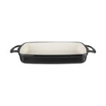 Vogue rechteckige Auflaufform Gusseisen schwarz 2,8L – Bild 3