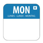Vogue Etikettenset 2,5cm mit Edelstahlspender – Bild 3