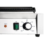 Nisbets Essentials Kontaktgrill gerillte obere Platte – Bild 10