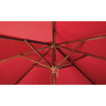 Bolero runder Sonnenschirm rot 2,5m – Bild 3