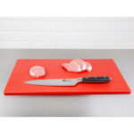 Hygiplas LDPE Schneidebrett rot 45x30x1cm – Bild 4