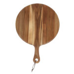 Olympia rundes Servierbrett Akazienholz mit Griff 35,5cm – Bild 2