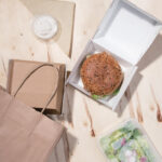 Fiesta Compostable kompostierbare Hamburgerboxen Kraft klein (200 Stück) – Bild 5