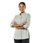 Chaud Devant Nordic Green Damen Kochjacke Größe S