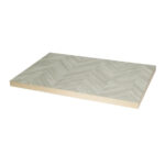 Bolero rechteckige Tischplatte im Chevron-Design, 1100 mm x 700 mm