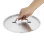 Vogue Edelstahl Kochtopf Deckel 280mm – Bild 2