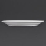 Olympia Whiteware Teller mit schmalem Rand 23cm (12 Stück) – Bild 4