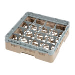 Cambro Gläserspülkorb beige mit 16 Fächern max Glashöhe 9,2cm – Bild 2