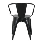 Bolero Bistro Curve Stühle Schwarz (4 Stück) – Bild 3