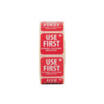 Hygiplas Etikett 25mm Use First (1000 Stück) – Bild 2