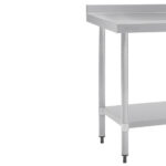 Vogue Arbeitstisch mit Aufkantung und Regalboden 150 x 70cm – Bild 7