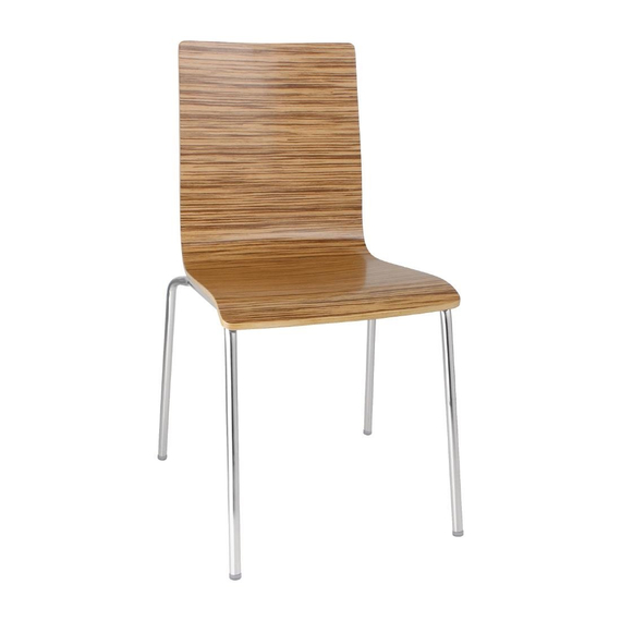download_l9yn-82.jpg Bolero Esszimmerstühle Buchenfurnier Zebrano (4 Stück) – Bild 1