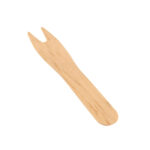 Fiesta Compostable Einweg-Holzbesteck Pommes-Frites-Gabel Biologisch abbaubar (1000 Stück) – Bild 2