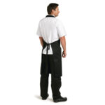 Whites Latzschürze aus Polybaumwolle schwarz XL – Bild 3