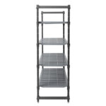 Cambro Stationary Belüftetes Regal mit 4 Ablagen Starter 183 x 137,5 x 61cm – Bild 4