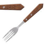 Olympia Steakgabeln mit Holzgriff (12 Stück) – Bild 4