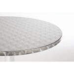 Bolero runder Bistrotisch Edelstahl 1 Bein 60cm – Bild 5