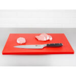 Hygiplas LDPE extra dickes Schneidebrett rot 60x45x2cm – Bild 4