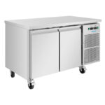 Polar U-Series Doppeltüriger Untertheken-Kühl-/Gefrierschrank 124Ltr – Bild 2