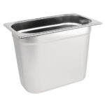 Vogue GN-Behälter Edelstahl 20cm GN1/4 – Bild 3