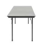 Bolero rechteckiger Klapptisch grau 152cm – Bild 2
