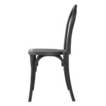 Bolero Soho Bentwood Style Harzstühle Schwarz (4 Stück) – Bild 2