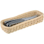 APS Polypropylen Rechteckiger Rattan Korb 270x100mm – Bild 8