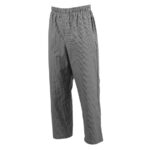 Chef Works Unisex Kochhose Easyfit schwarz weiß kleinkariert XS – Bild 7