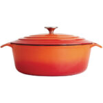 Vogue ovaler Schmortopf orange – Bild 3