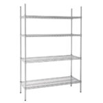 Vogue 4 Reihen Drahtregal Kit 1220x460mm