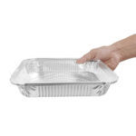 Fiesta Recycelbare flache Folienbehälter, 1580 ml (200 Stück) – Bild 3