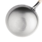 Vogue Stahl Wok runder Boden 35,5cm – Bild 3