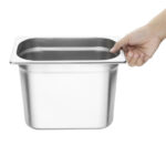Vogue GN-Behälter Edelstahl 20cm GN1/4 – Bild 5
