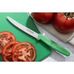 Hygiplas Tomatenmesser mit Wellenschliff 10cm grün – Bild 6